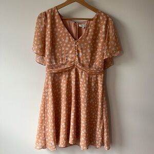 Madewell peach dress